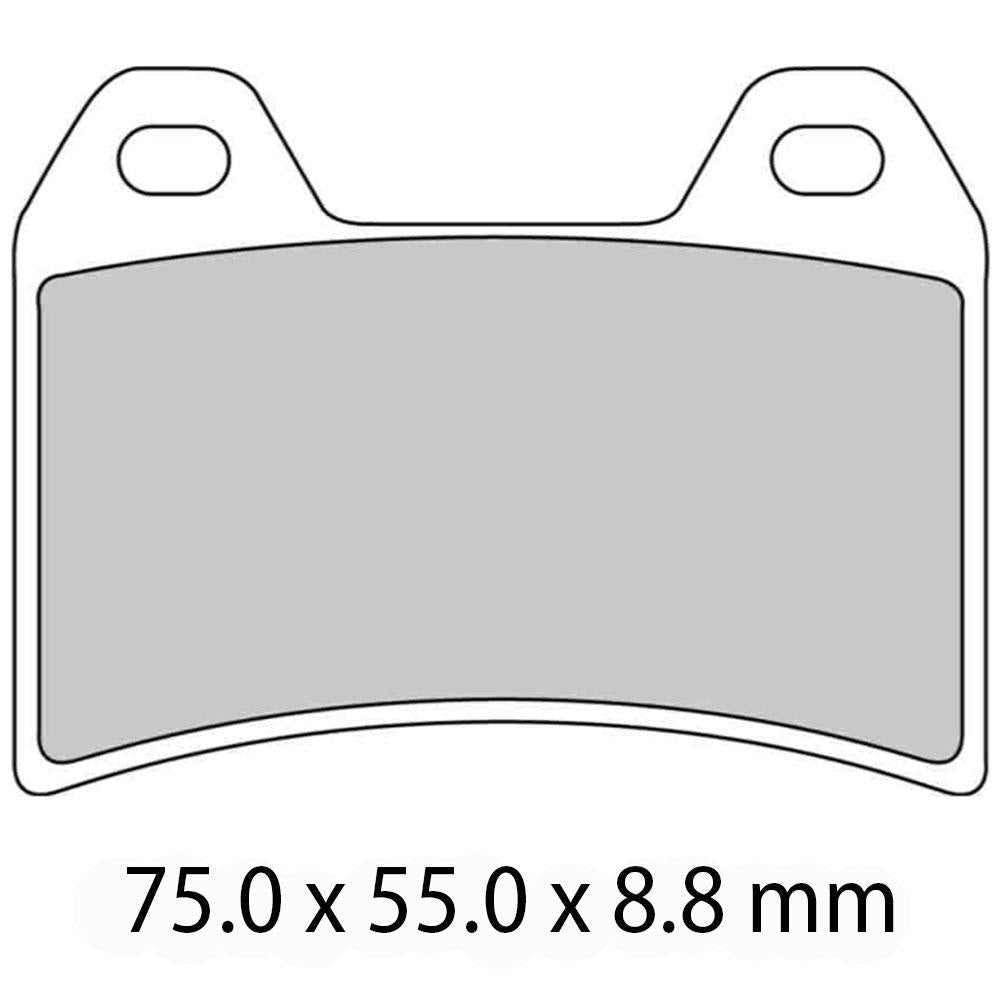 Ferodo Disc Pad Set - FDB2042 EF ECO Friction Non Sintered Compound