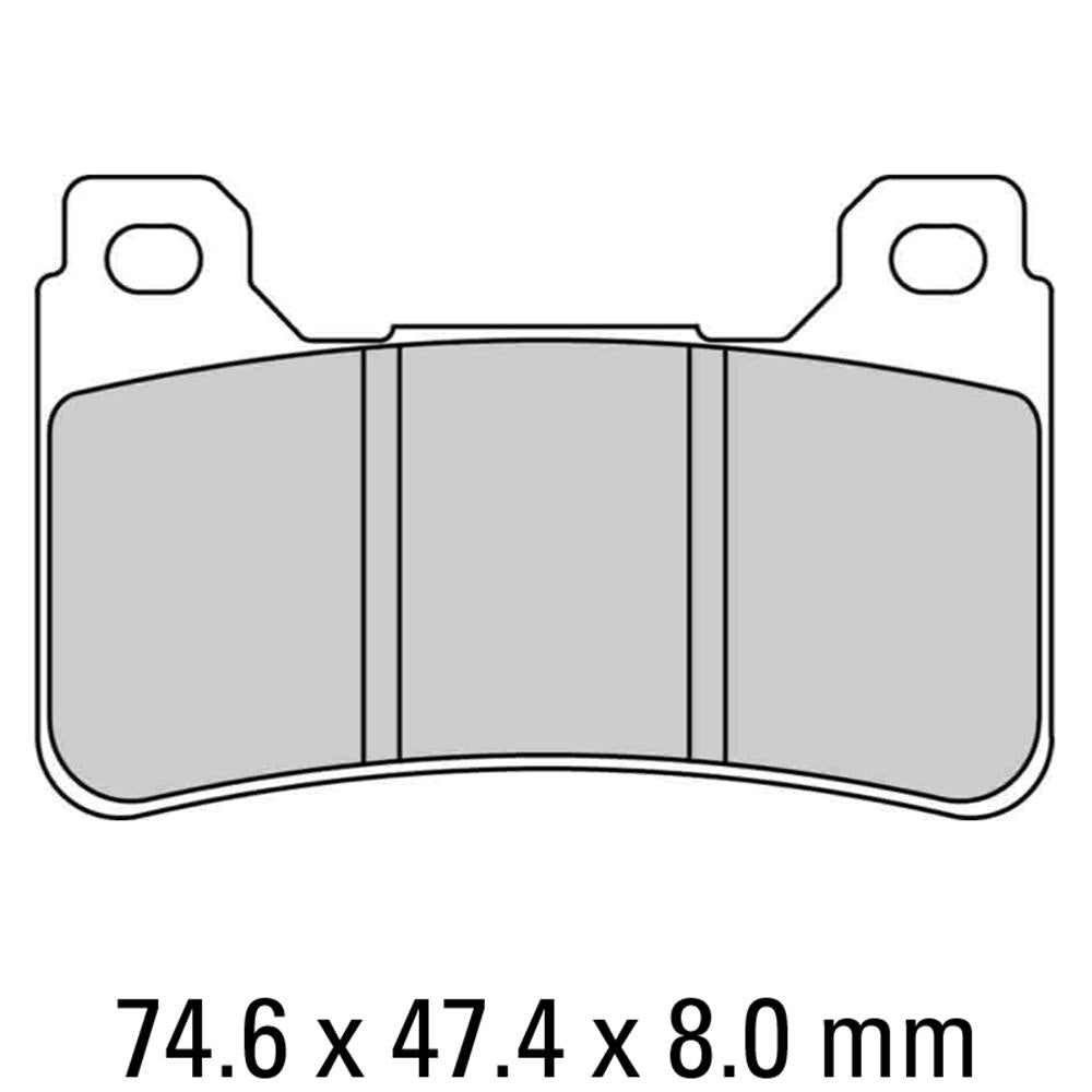 Ferodo Race Brake Disc Pad Set - FDB2181 XRAC