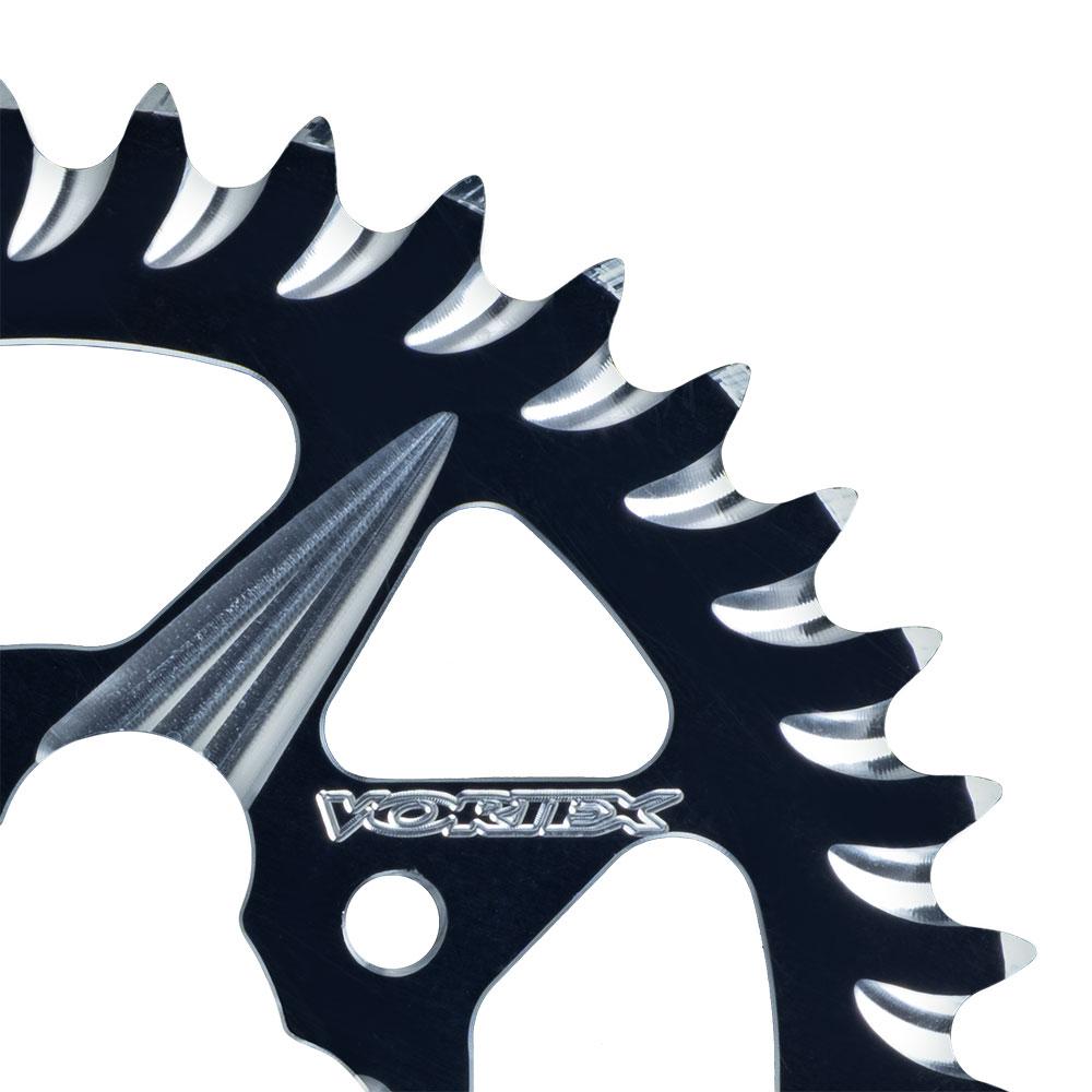 Vortex Alloy Rear Sprocket 420-37T - Cobra CX50 06-17 - Black