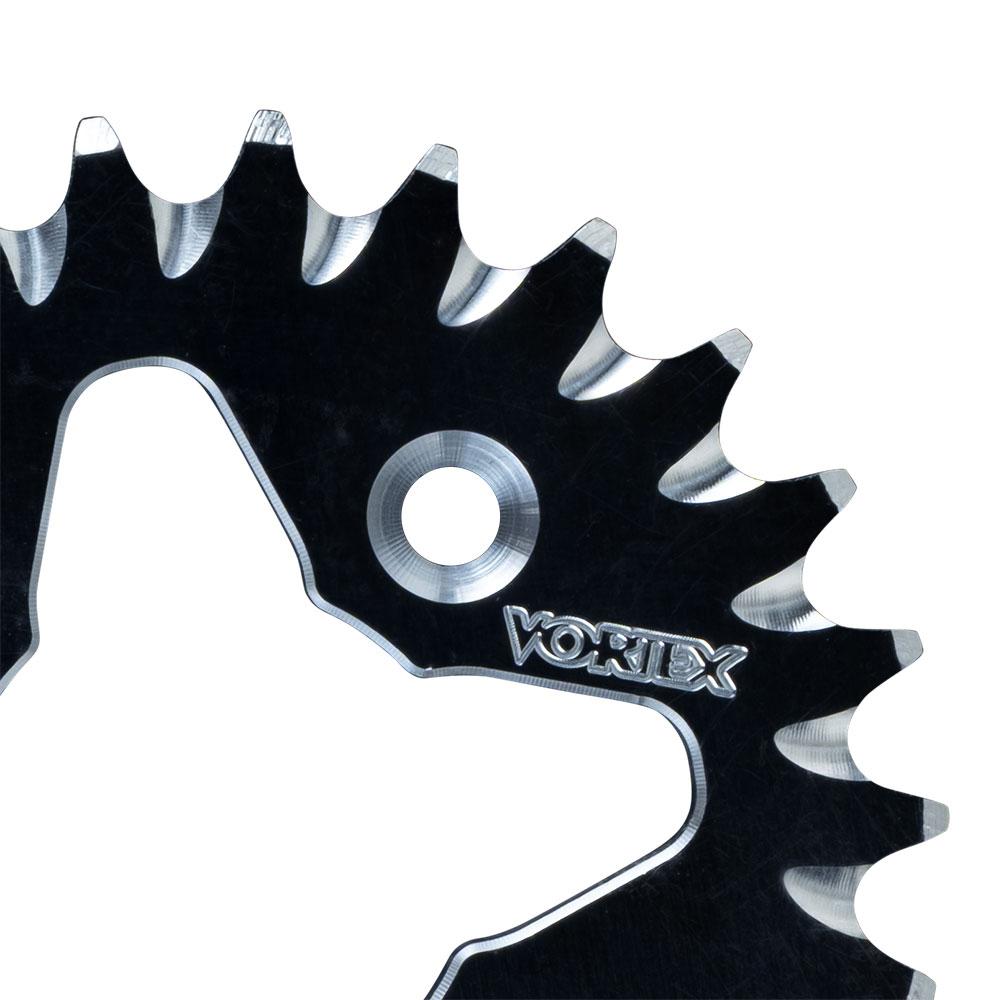 VORTEX ALLOY REAR SPROCKET 420P 39T - COBRA CX50 18-24 - BLACK