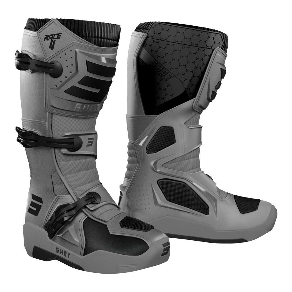 Shot Race 4 Boots Grey