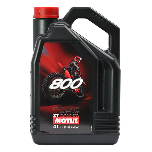 MOTUL 800 Factory Line 2 Stroke Oil - 4 Litre