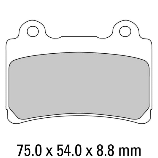 Ferodo Disc Pad Set - FDB662 P Platinum Non Sintered Compound