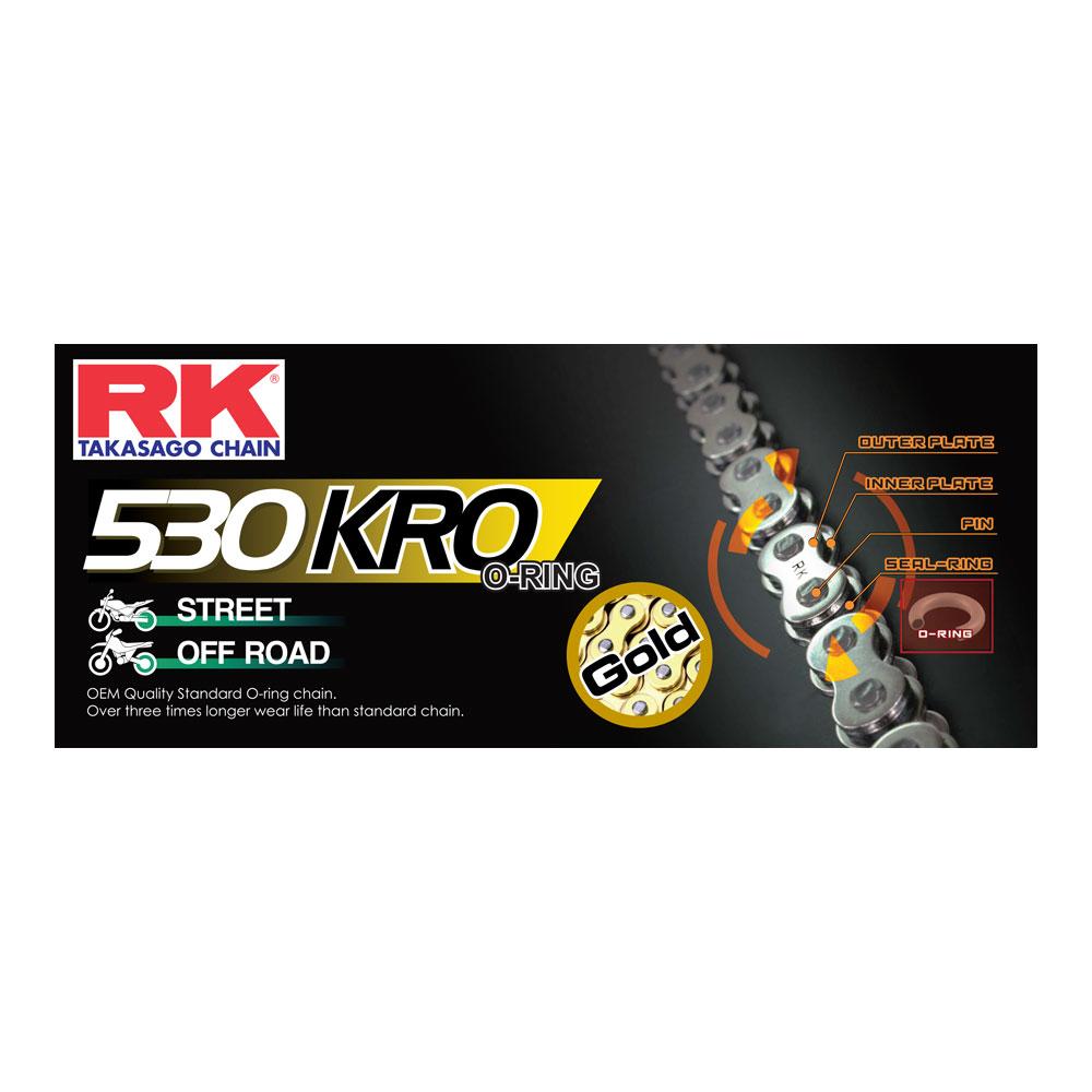 RK Chain GB530KRO - 120 Link - Gold