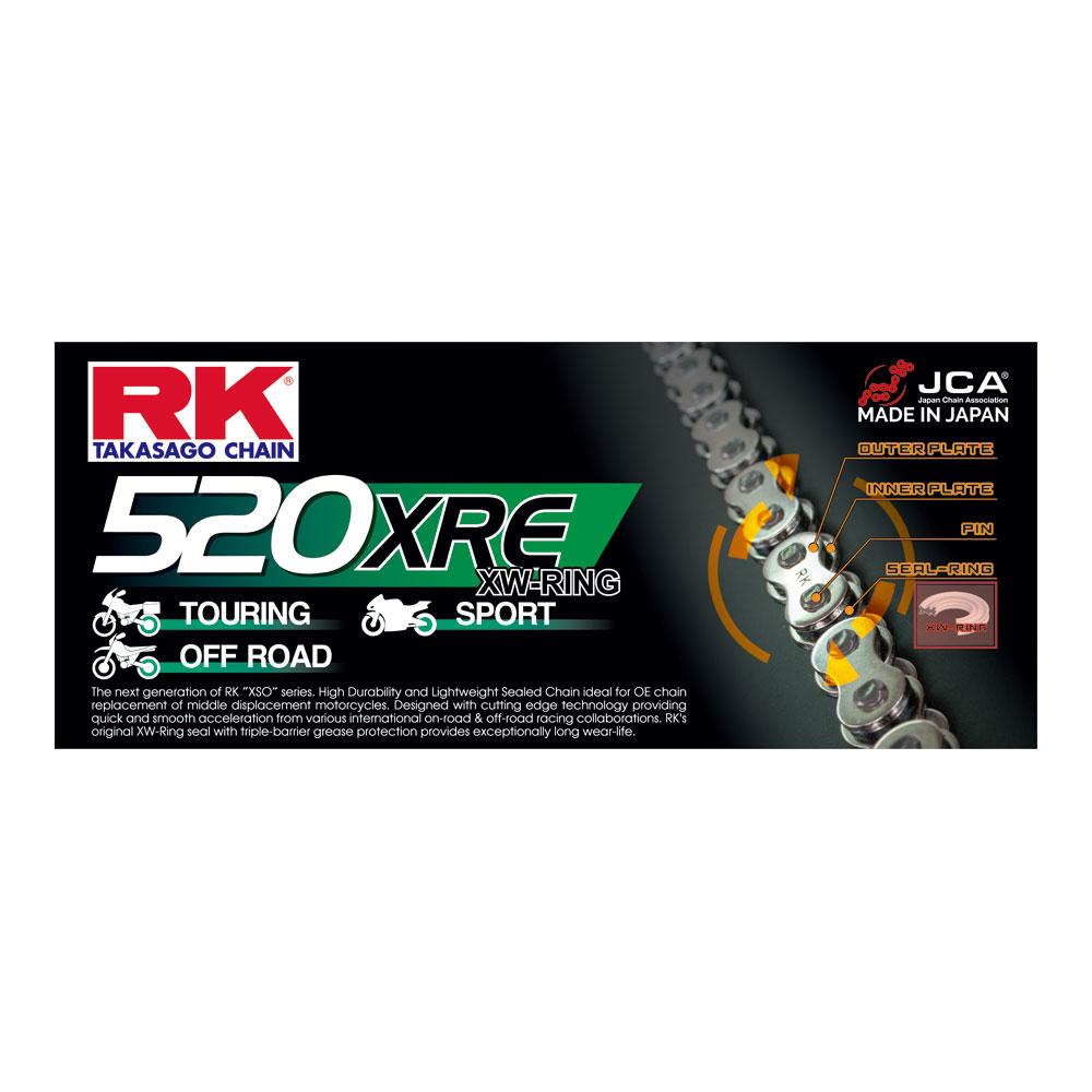 RK Chain 520XRE - 120 Link