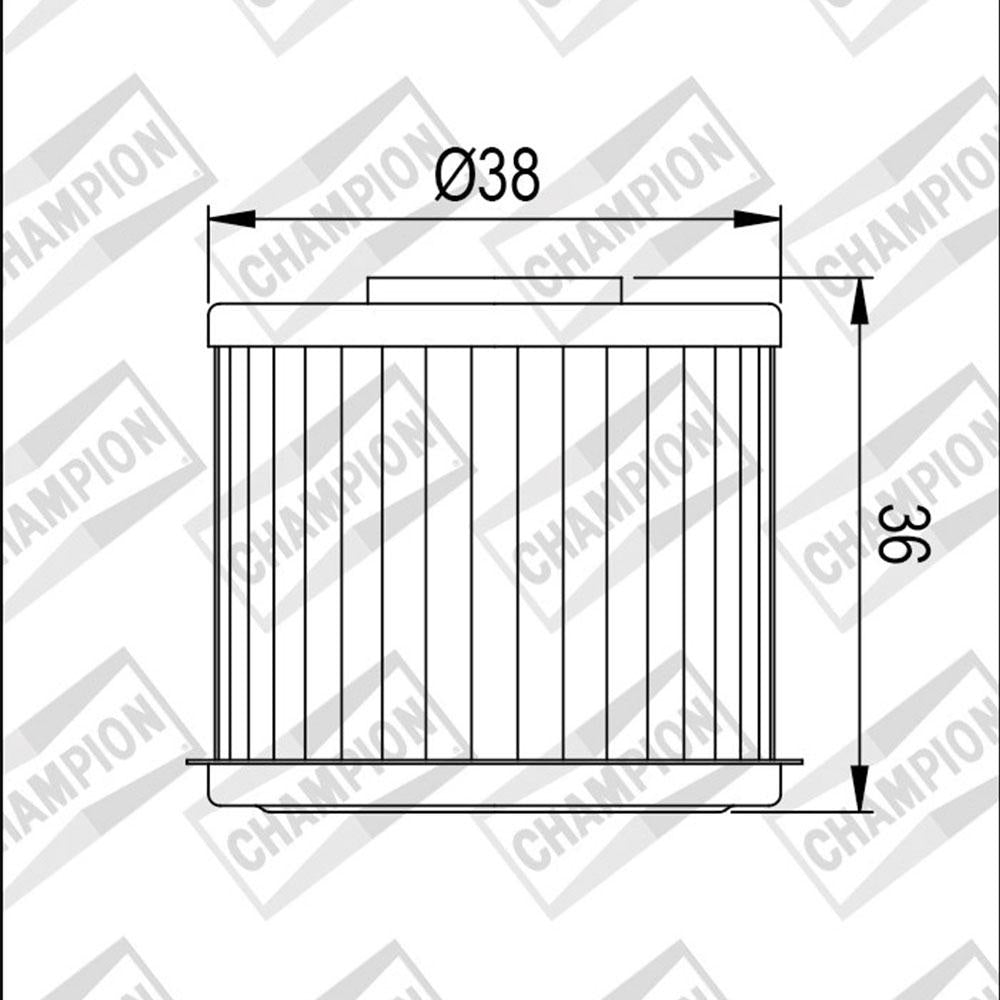 Champion Oil Filter Element - COF017