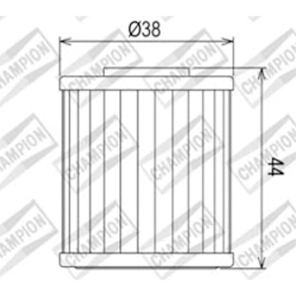 Champion Oil Filter Element - COF107