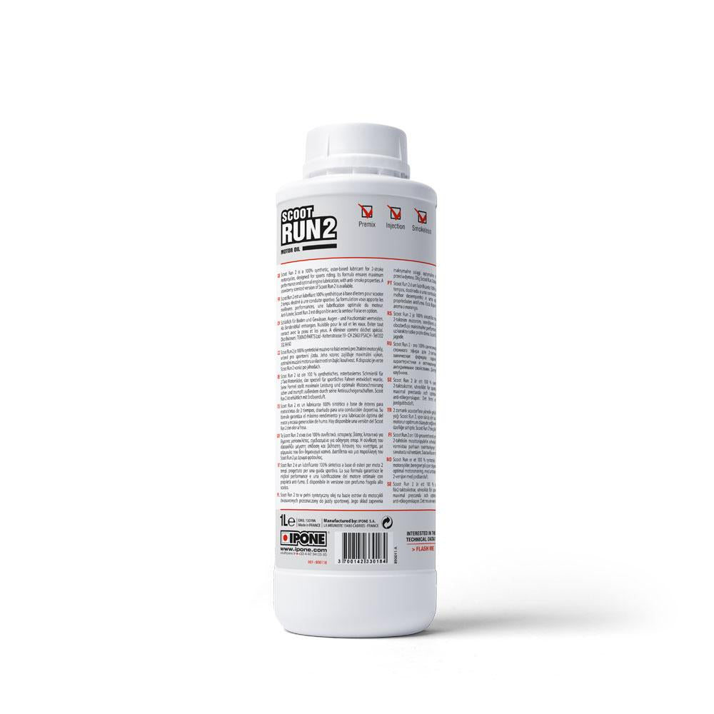 IPONE Scoot Run 2 Strawberry 1 Litre