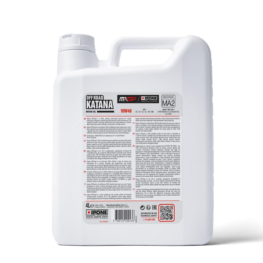 IPONE Katana Off-Road 10W40 - 4 Litre