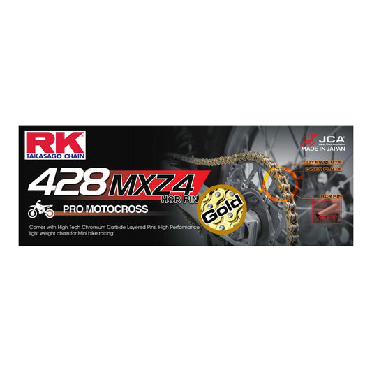 RK Chain 428MXZ4 - 126 Link - Gold