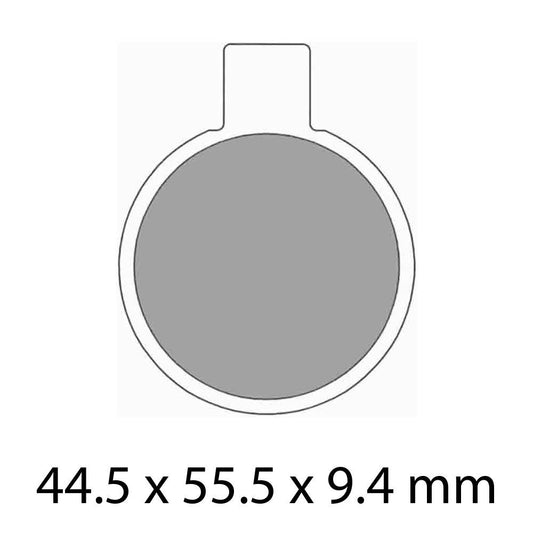 Ferodo Disc Pad Set - FDB88 P Platinum Non Sintered Compound