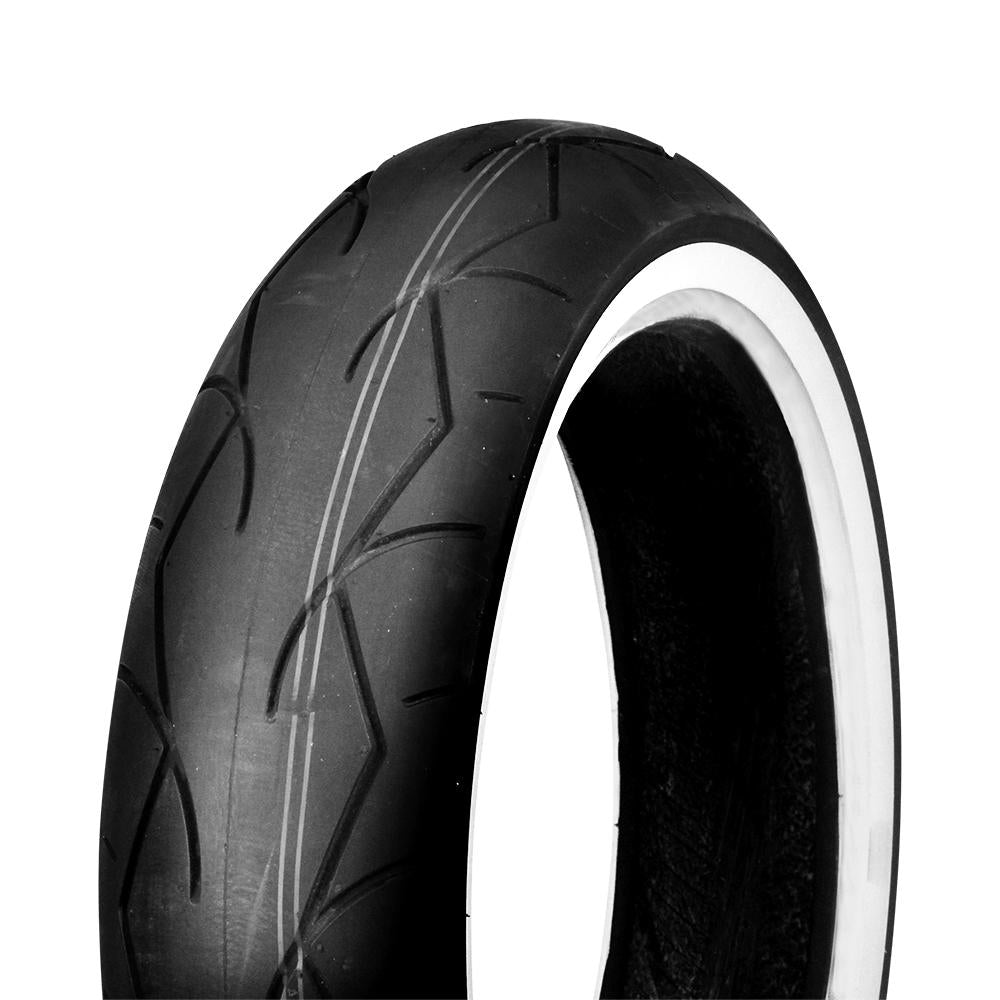 Vee Rubber Tyre VRM302 White Wall 120/70B21 62H Tubeless Front
