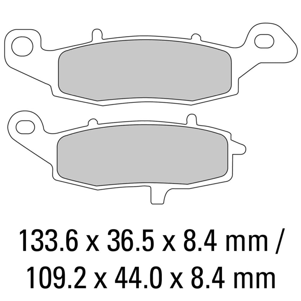 Ferodo Disc Pad Set - FDB2048 ST Sinter Grip Sintered Compound - Road