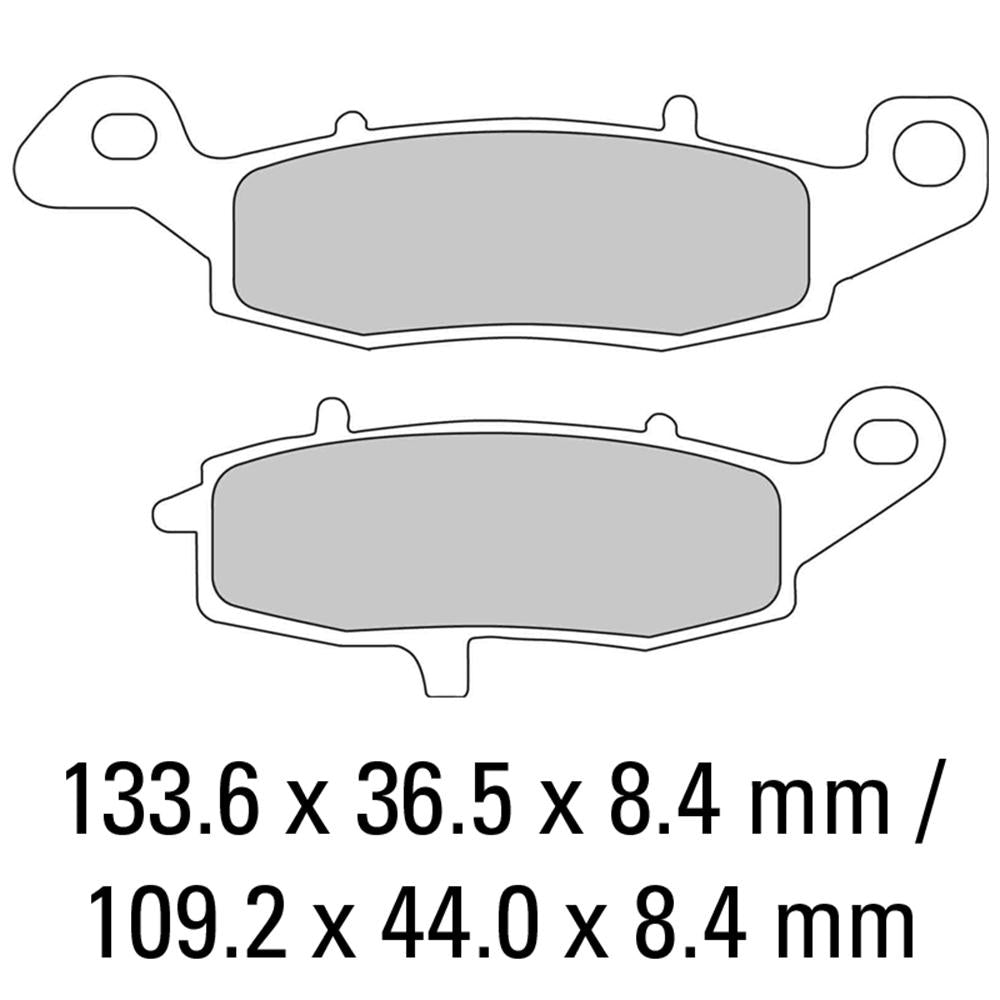 Ferodo Disc Pad Set - FDB2049 ST Sinter Grip Sintered Compound - Road