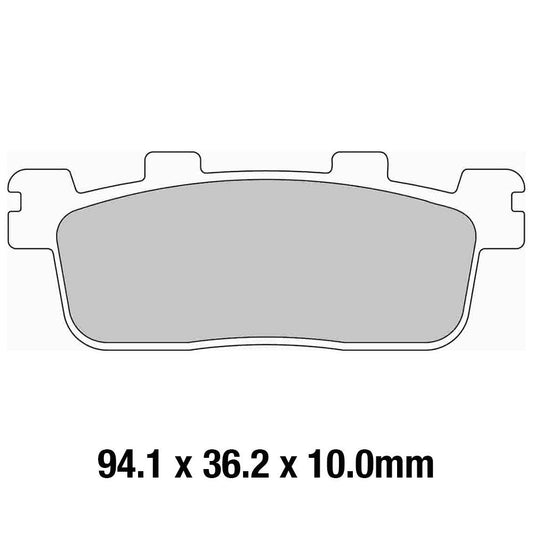 Ferodo Disc Pad Set - FDB2254 EF ECO Friction Non Sintered Compound