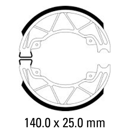 Ferodo ECO Brake Shoe Set - FSB954 EF