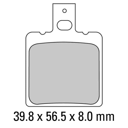 Ferodo Disc Pad Set - FDB2081 S Scooter Compound - Non Sintered