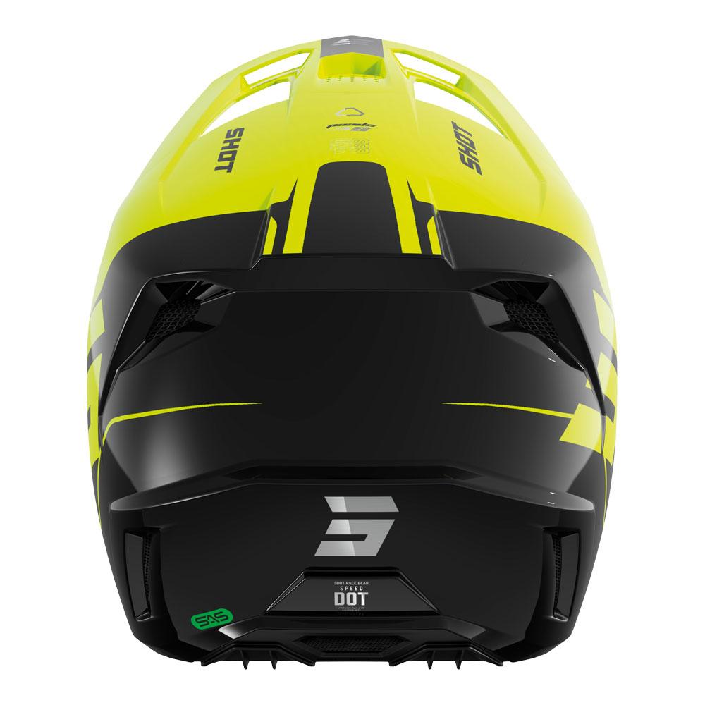 Shot Speed Kid S Helmet Neon Yellow Glossy
