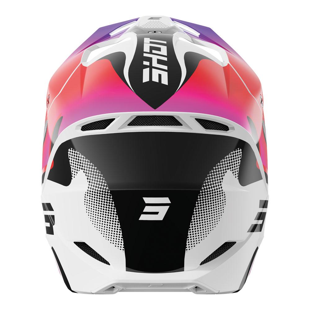 Shot Furious Zebra Helmet Pink Glossy