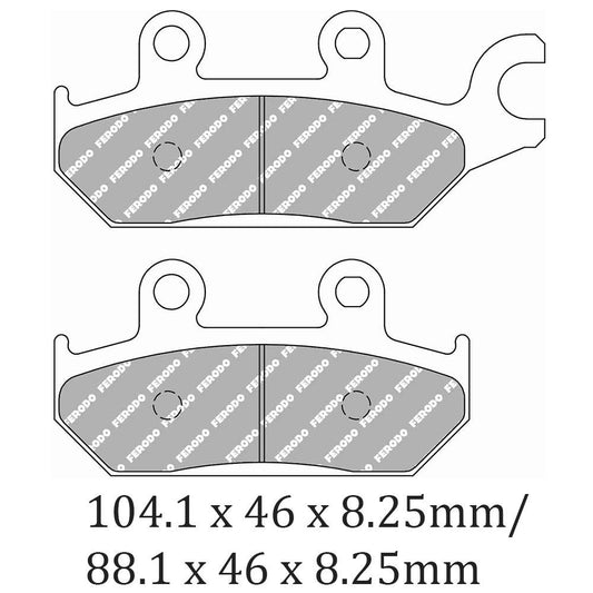 Ferodo Disc Pad Set - FDB2301 SG Sinter Grip Sintered Compound - Off-Road