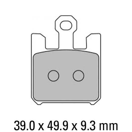 Ferodo Disc Pad Set - FDB2203 CP211 Carbon Grip Race Compound - Non Sintered
