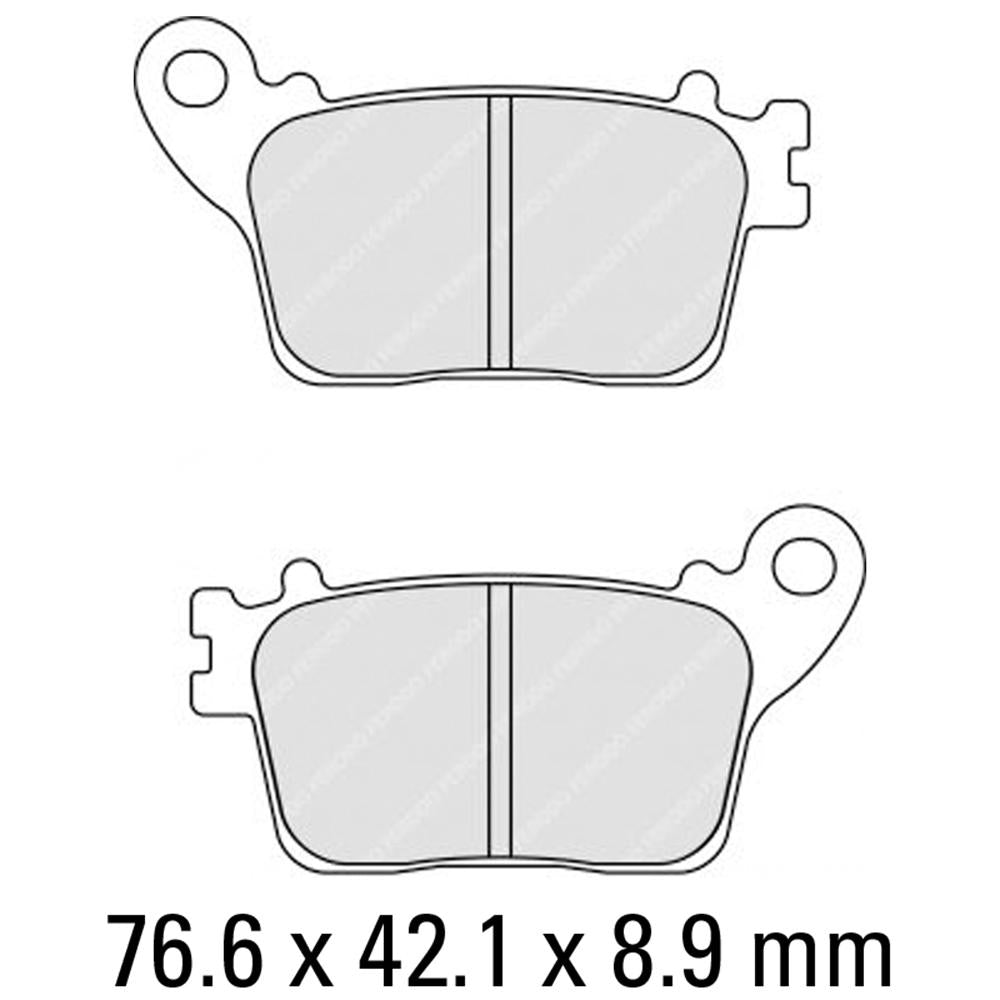 Ferodo Disc Pad Set - FDB2221 P Platinum Non Sintered Compound