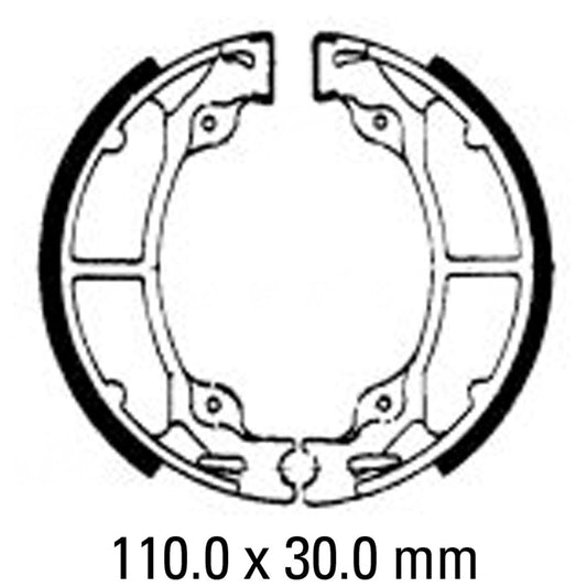 Ferodo Brake Shoe Set - FSB716