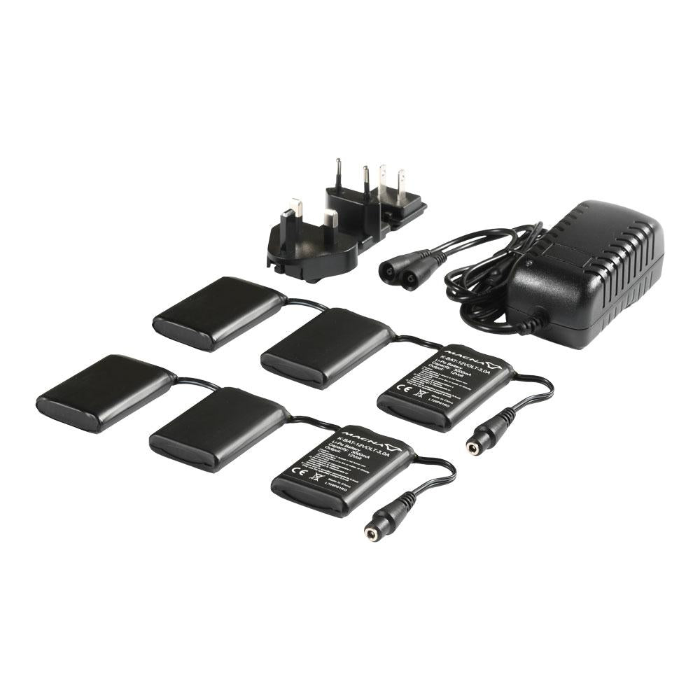 Macna 12V 3A Dual Battery Kit (2 Gloves)