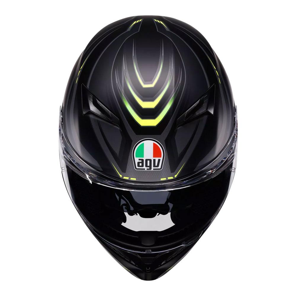 AGV K3 - Syth Matt Black/Yellow Fluro