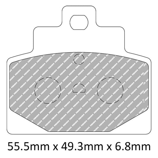 Ferodo Disc Pad Set - FDB2277 AG Argento Non Sintered Compound