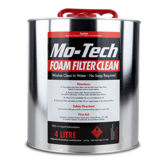 MO-TECH Foam Filter Clean 4 Litre - Metal Can