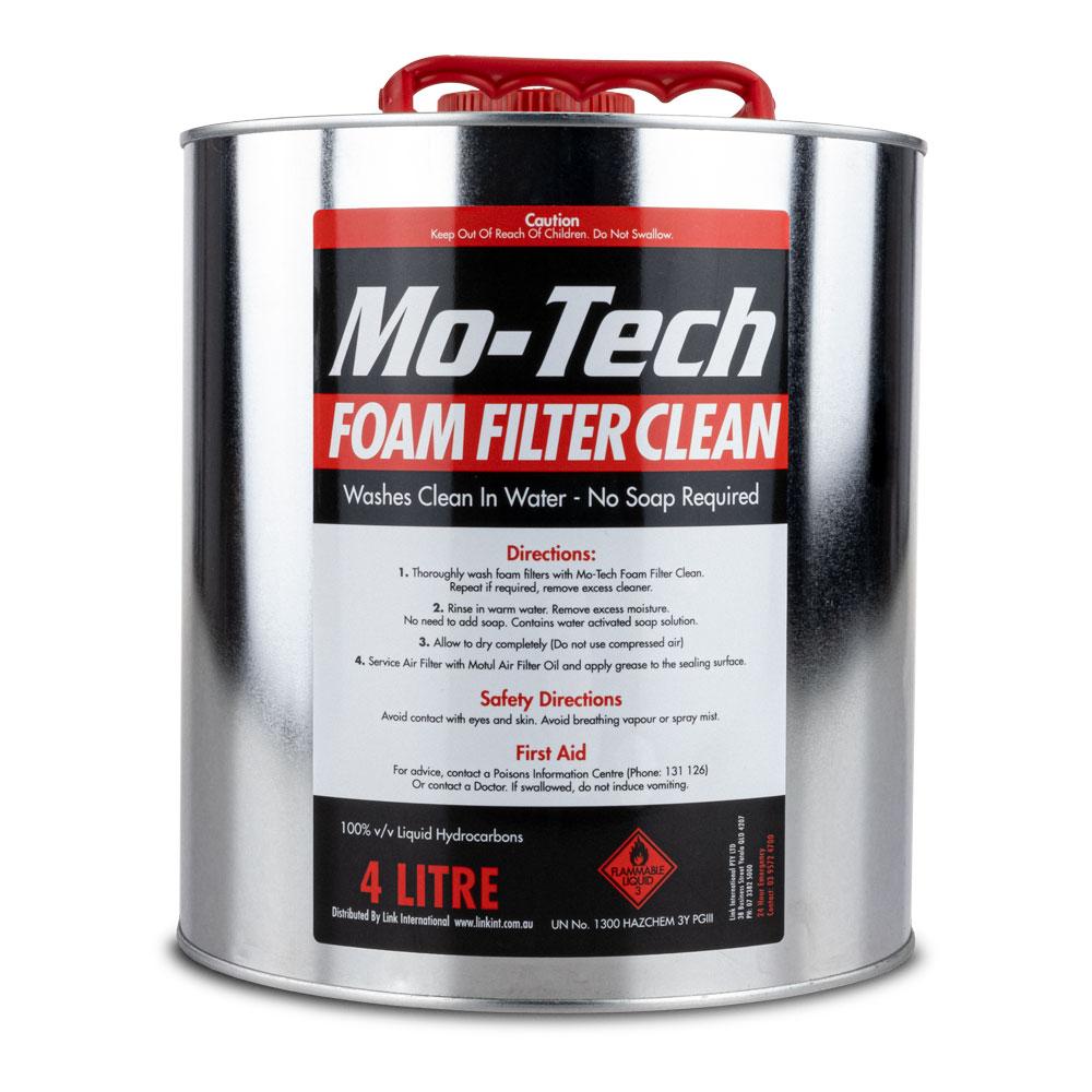 Mo-Tech Foam Filter Clean 4L - Metal Can
