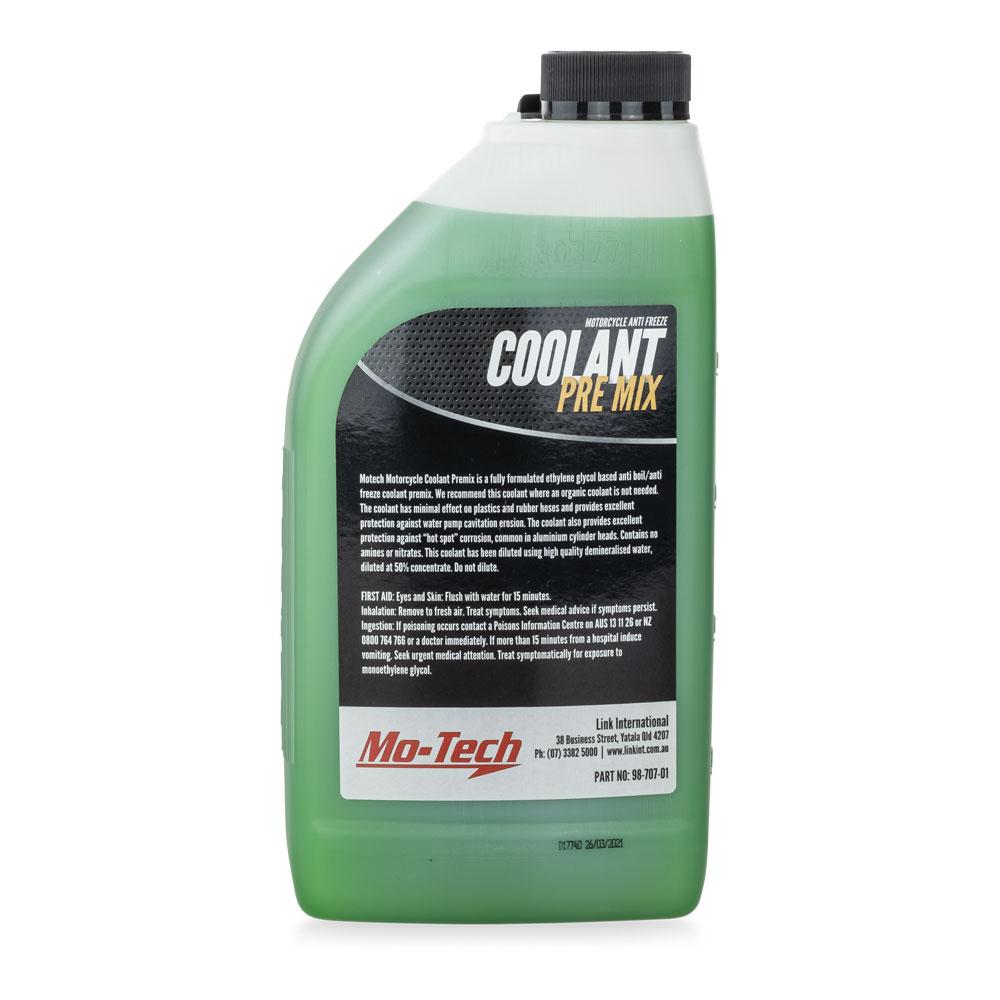 MO-TECH Pre Mix Coolant 1 Litre Ready to Use