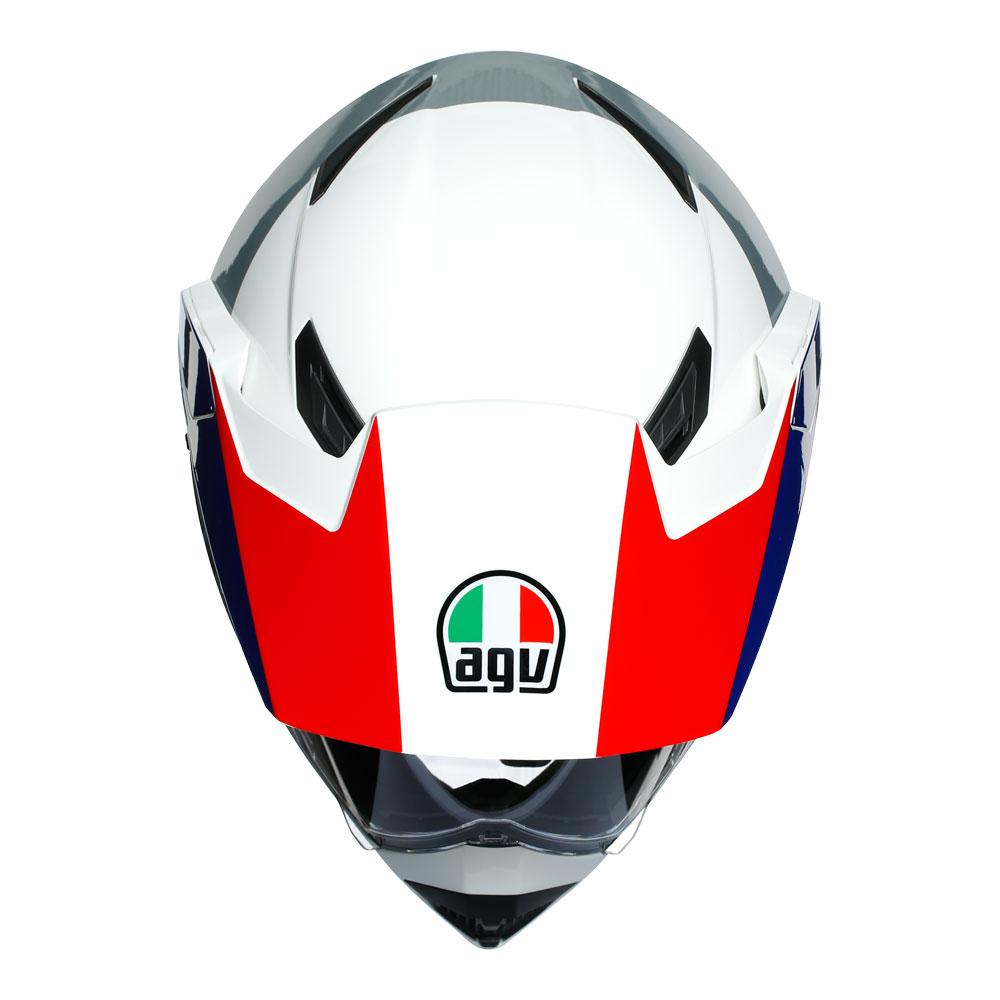 AGV AX9 - Atlante White/Blue/Red