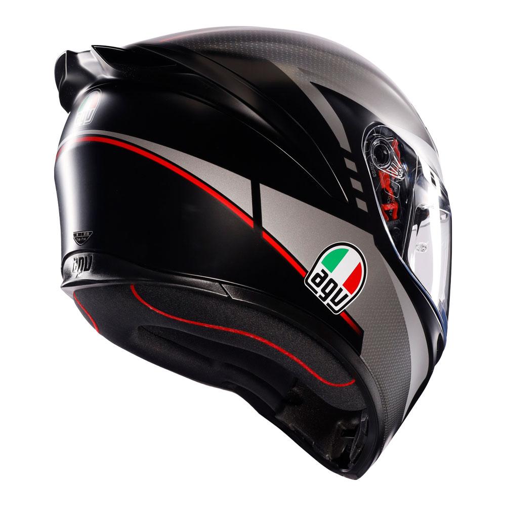 AG K1 S - Lap Matt Black Grey Red
