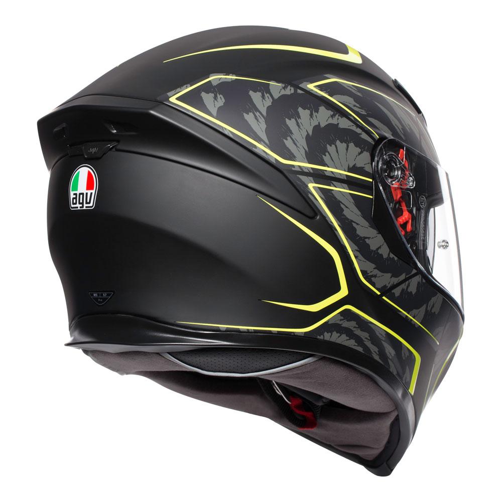 AGV K5 S - Tornado Matt Black/Yellow Fluro