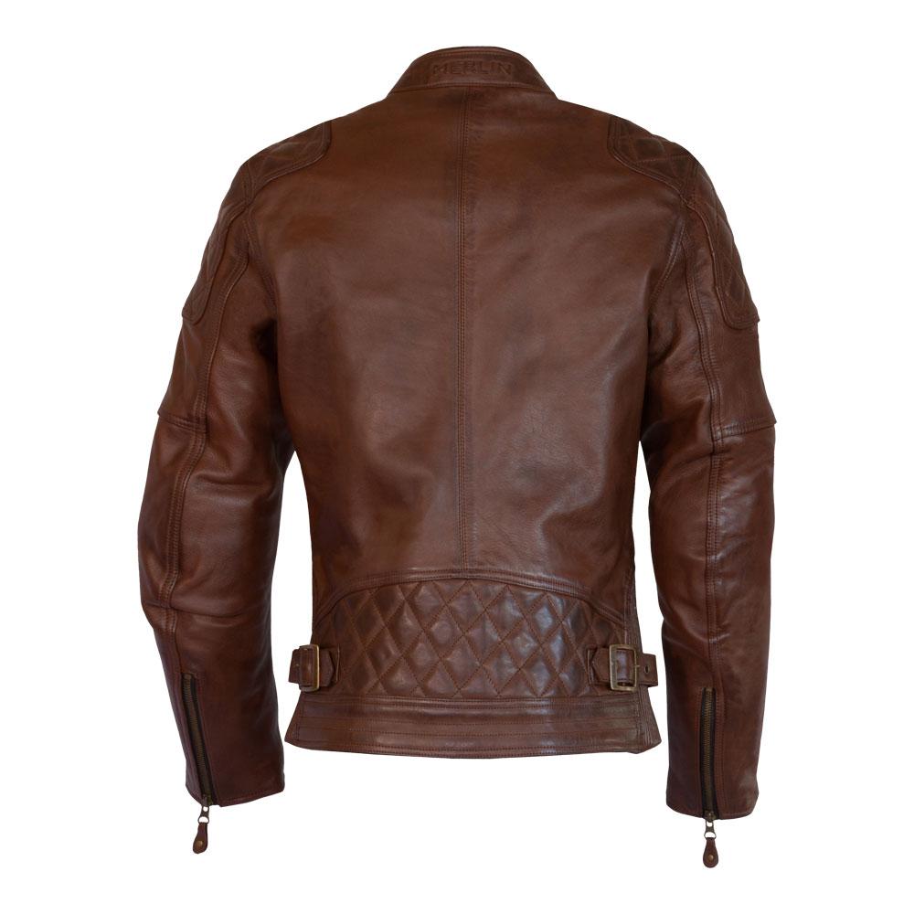 Merlin Bristol Cafe D30 Women's Leather Jacket Brown