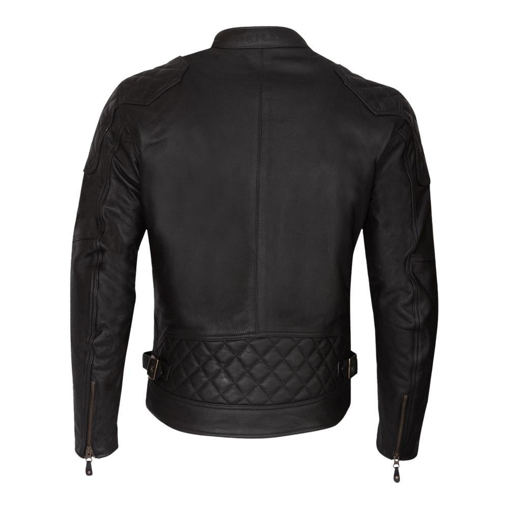 Merlin Chester Cafe D30 Leather Jacket Black