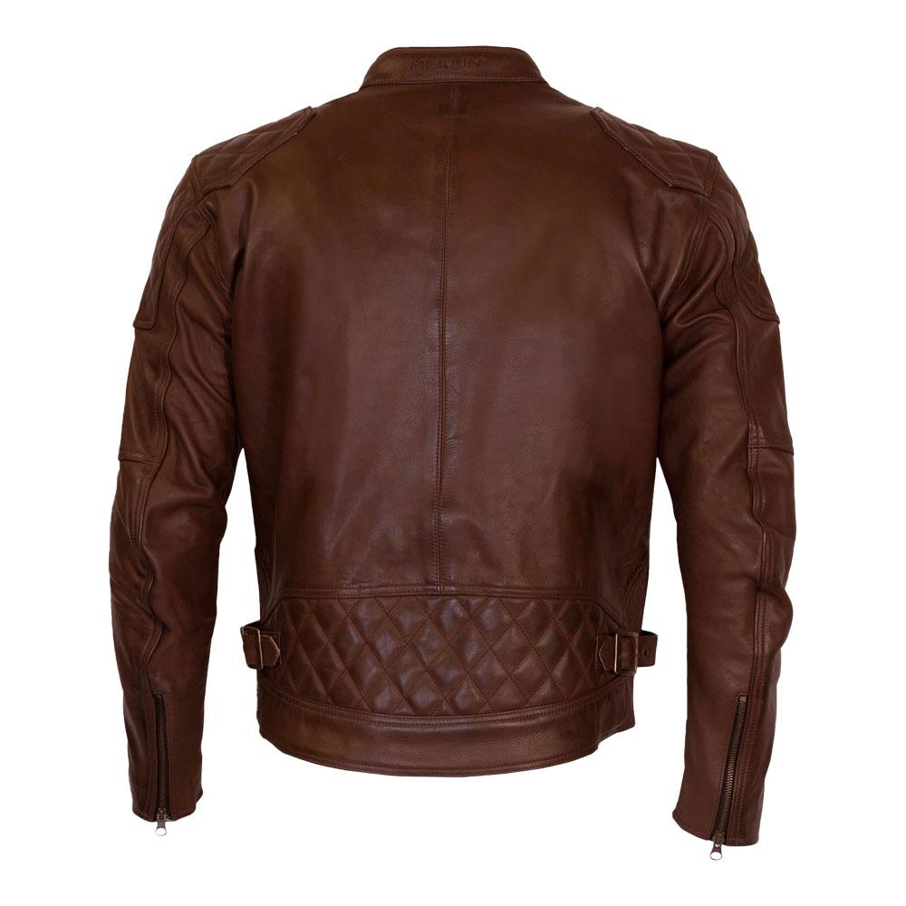 Merlin Chester Cafe D30 Leather Jacket Brown