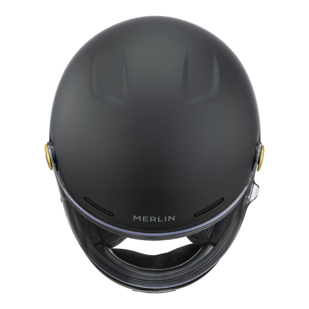Merlin Revival Flash Helmet Matt Black