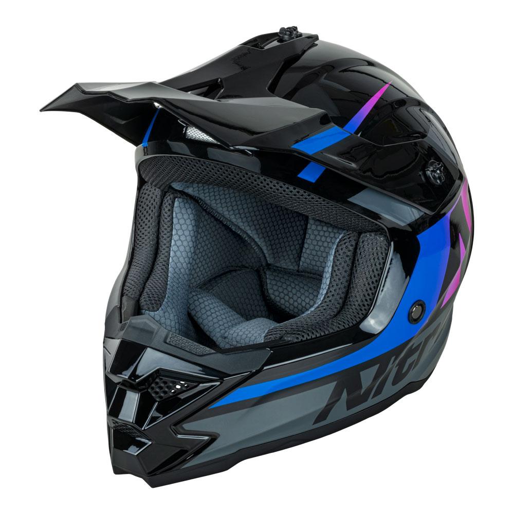 Nitro MX710 Youth Onyx Purple/Pink