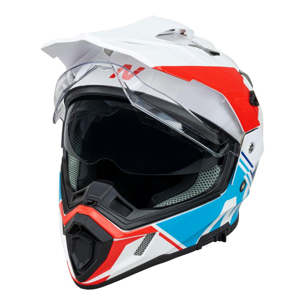 Nitro MX780 Adventure Gloss White/Light Blue/Red/Blue