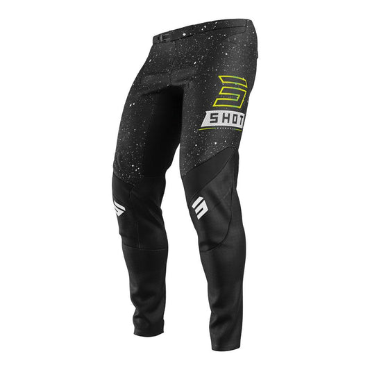 Shot Contact Art Pants Black
