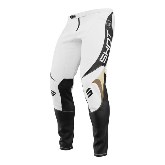 Shot Contact Manta Pants White