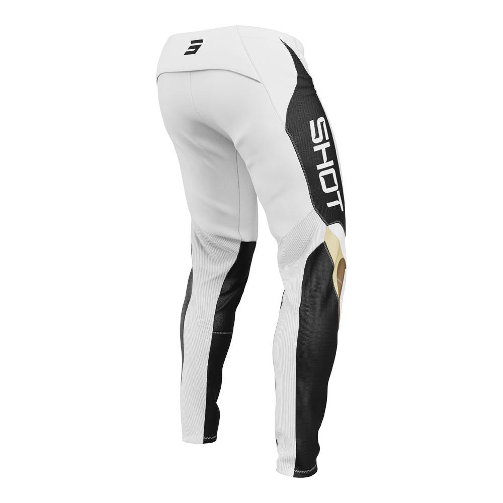 Shot Contact Manta Pants White