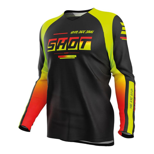 Shot Draw Kid Block Jersey Neon Yellow