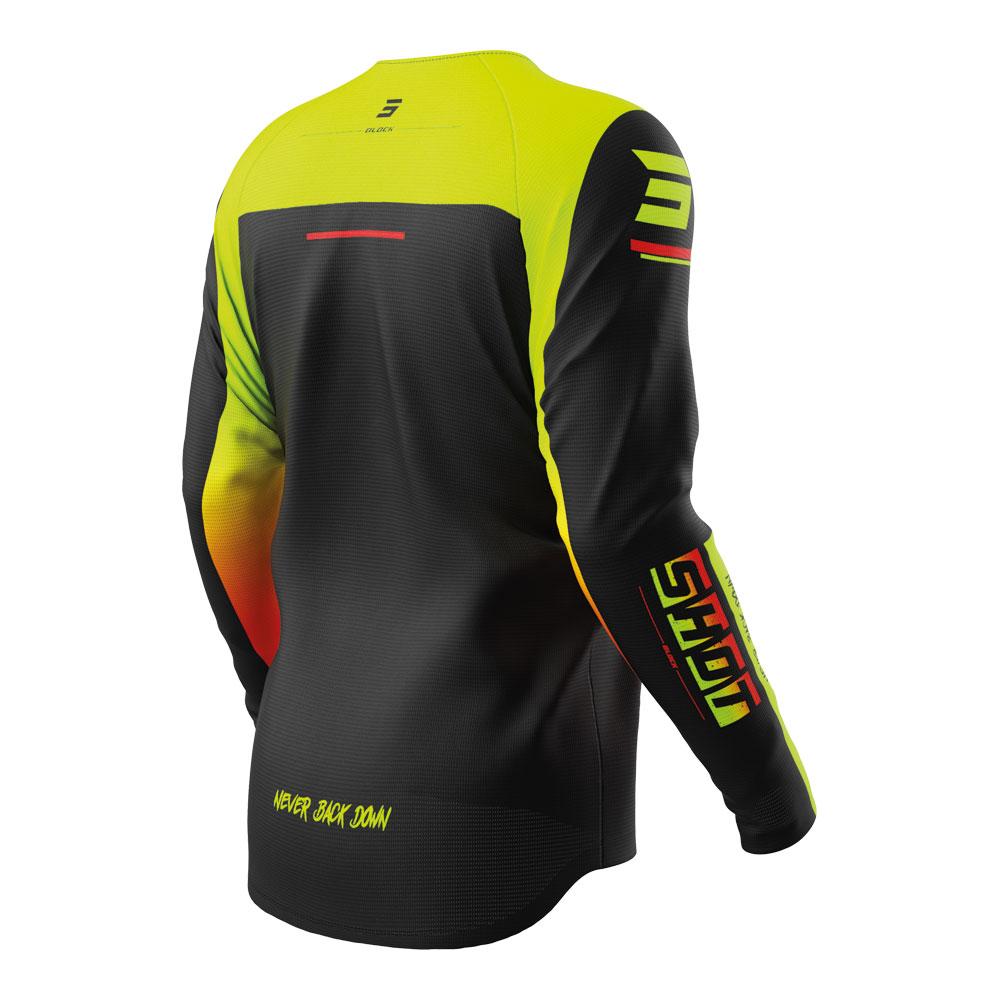 Shot Draw Kid Block Jersey Neon Yellow