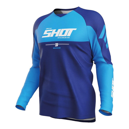 Shot Draw Private Jersey Blue