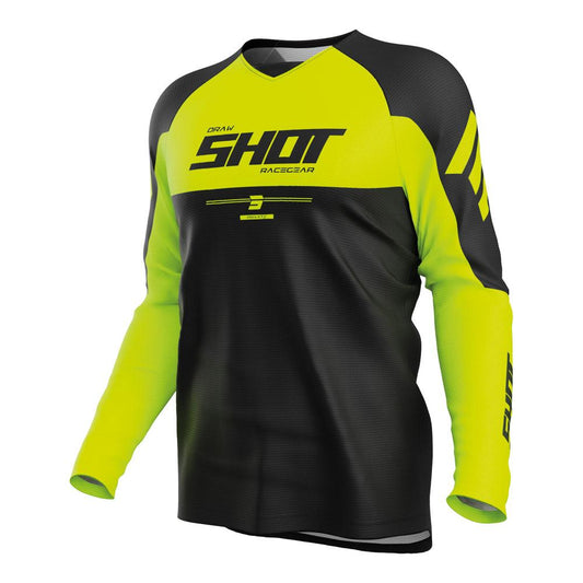 Shot Draw Private Jersey Neon Yellow