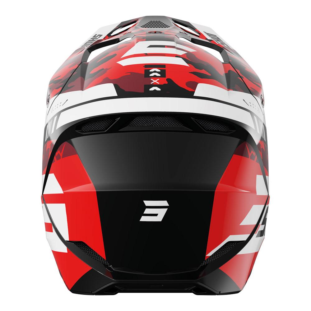 Shot Furious Flash Helmet Red Glossy